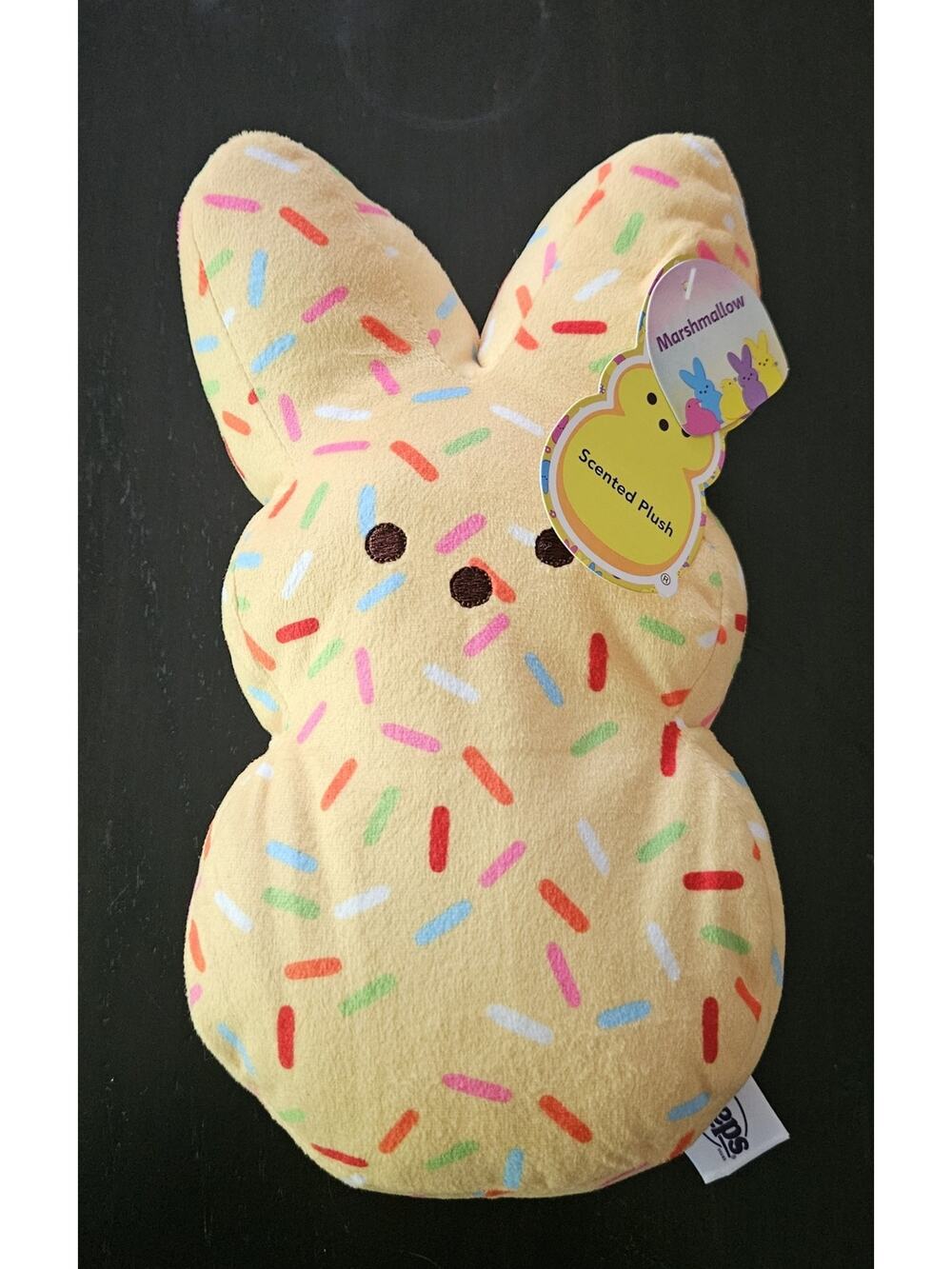 2026 PEEPS “MARSHMALLOW” Scented Sprinkles YELLOW Bunny DanDee Plush Toy NEW